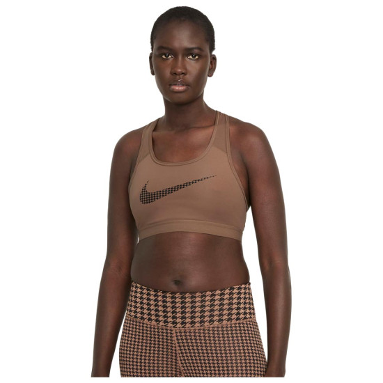 Nike Γυναικείο μπουστάκι Swoosh Icon Clash bra